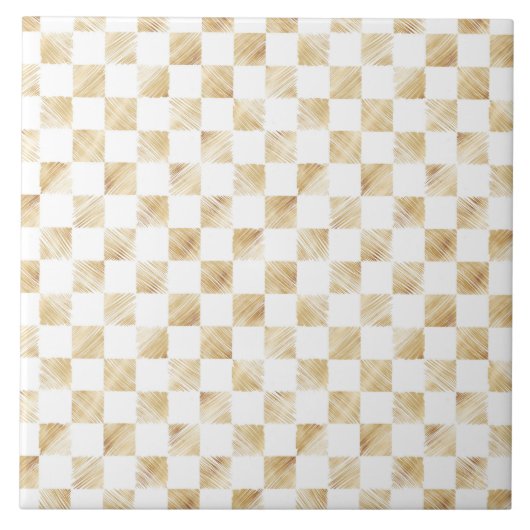 Carreau Motif de tableau de bord blanc moderne (Devant)