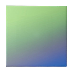 Carreau Motif de texture abstraite arc-en-ciel vert bleu t
