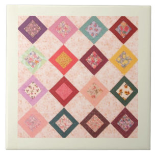 Carreau Motif de tissus colorés