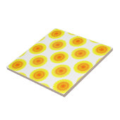 Carreau Motif de tournesol personnalisé (Côté)