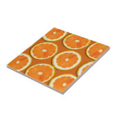 Carreau Motif de tranches de citron (Côté)