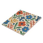 Carreau Motif de Trellis Floral (Côté)