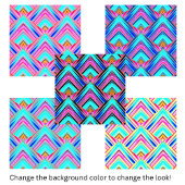 Carreau Motif de triangles géométriques colorés