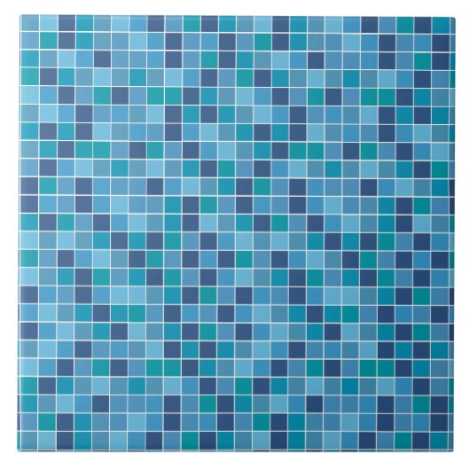 Carreau Motif de tuile de piscine (Devant)