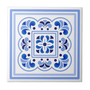 Carreau Motif de tuiles portugaises