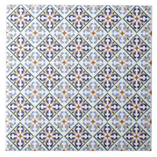 Carreau Motif de tuiles portugaises