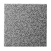 Carreau Motif de Turing Noir et Blanc (Devant)