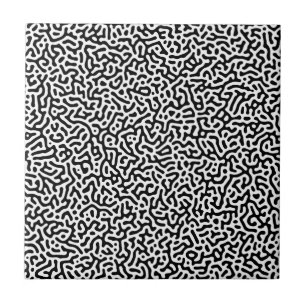 Carreau Motif de Turing Noir et Blanc