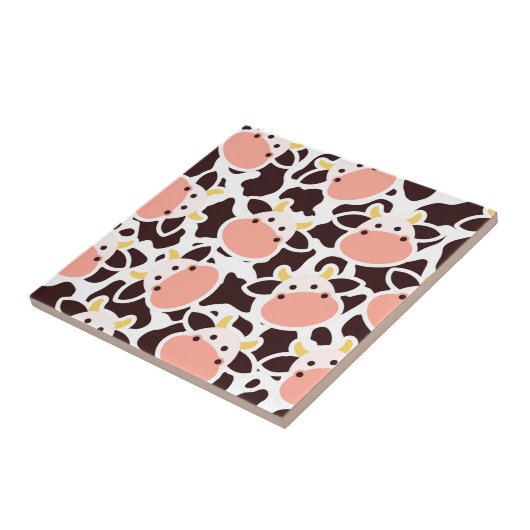 Carreau Motif de vache mûre (Côté)