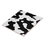 Carreau Motif de vache noir et blanc (Côté)