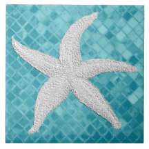 Motif de verre de mer Aqua