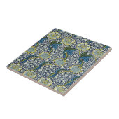 Carreau Motif de William Morris Kennet (bleu) (Côté)