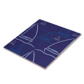 Carreau Motif de yacht (Côté)
