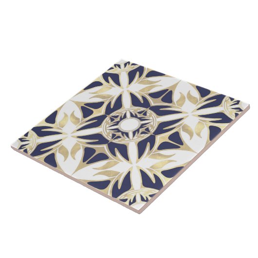 Carreau Motif décoratif, abstrait, design élégant (Côté)