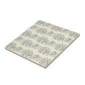 Carreau Motif décoratif de coquilles (Côté)