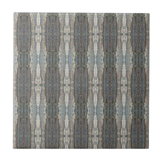 Carreau Motif d'écorce d'arbre sophistiqué 4,25 carré