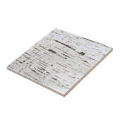 Carreau Motif d'écorce de bouleau (Côté)