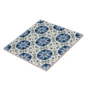 Carreau Motif Delft Bleu Hollandais  (Côté)