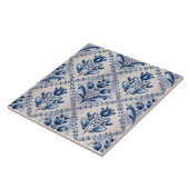 Carreau Motif Delft Bleu Hollandais (Côté)