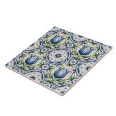 Carreau Motif Delft Bleu Hollandais (Côté)