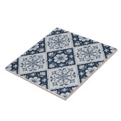 Carreau Motif Delft Bleu Hollandais  (Côté)
