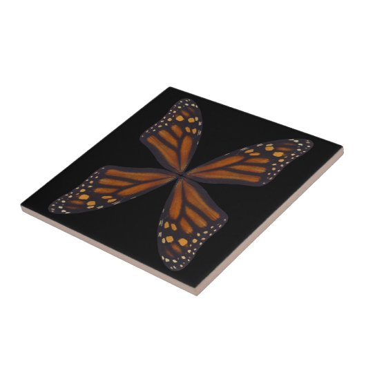 Carreau Motif des ailes de papillon monarque (Côté)
