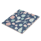 Carreau motif des coquillages (Côté)