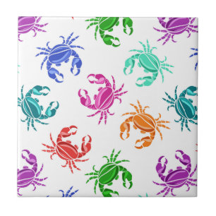 Carreau Motif des crabes
