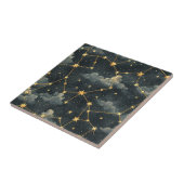 Carreau Motif d'étoile de constellation céleste (1) (Côté)