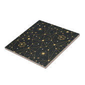 Carreau Motif d'étoile de constellation céleste (3) (Côté)