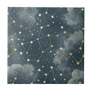 Carreau Motif d'étoile de constellation céleste (5)