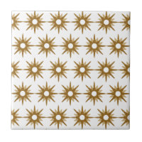 Motif d'étoile en explosion dorée de style moderne