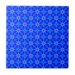 Carreau Motif d'étoiles bleues