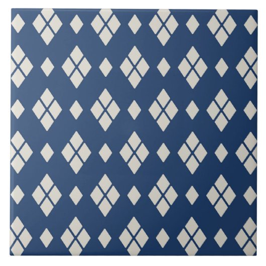 Carreau Motif diamant géométrique (Devant)