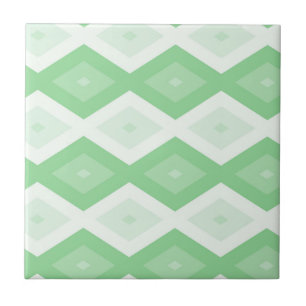 Carreau Motif diamant vert pomme