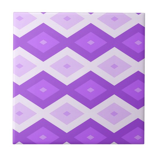 Carreau Motif diamant violet clair (Devant)