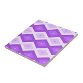 Carreau Motif diamant violet clair (Côté)