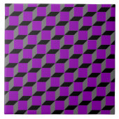 Carreau Motif d'illusion optique. Arrière - plan personnal (Devant)