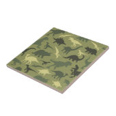 Carreau Motif Dinosaure, Silhouette Dinosaure, Dino Vert (Côté)