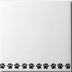 Carreau Motif Dog Paw