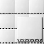 Carreau Motif Dog Paw