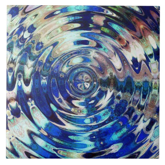 Carreau Motif d'ondulation d'élément de l'EAU (Devant)