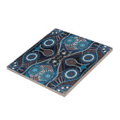 Carreau Motif Dot Art sur Carrelage en céramique (Côté)