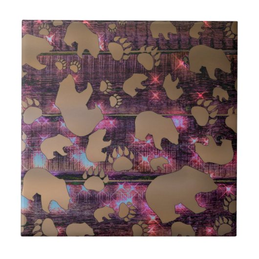 Carreau Motif d'ours (Devant)