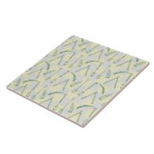 Carreau Motif d'outils de jardinage (Côté)