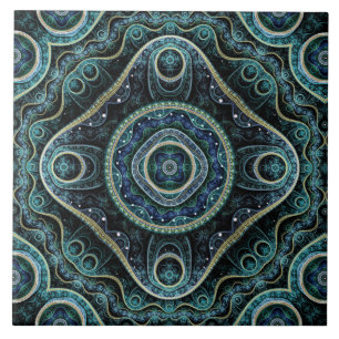 Carreau Motif du Grand Royal Julian Fractal Mandala