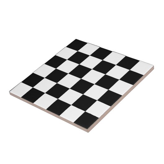 Carreau Motif du jeu d'échecs (Côté)