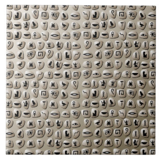 Carreau Motif égyptien de pierres de hiéroglyphes