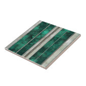 Carreau Motif Emerald Silver Line (Côté)