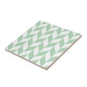 Carreau Motif en arête de poisson vert en bon état (Côté)